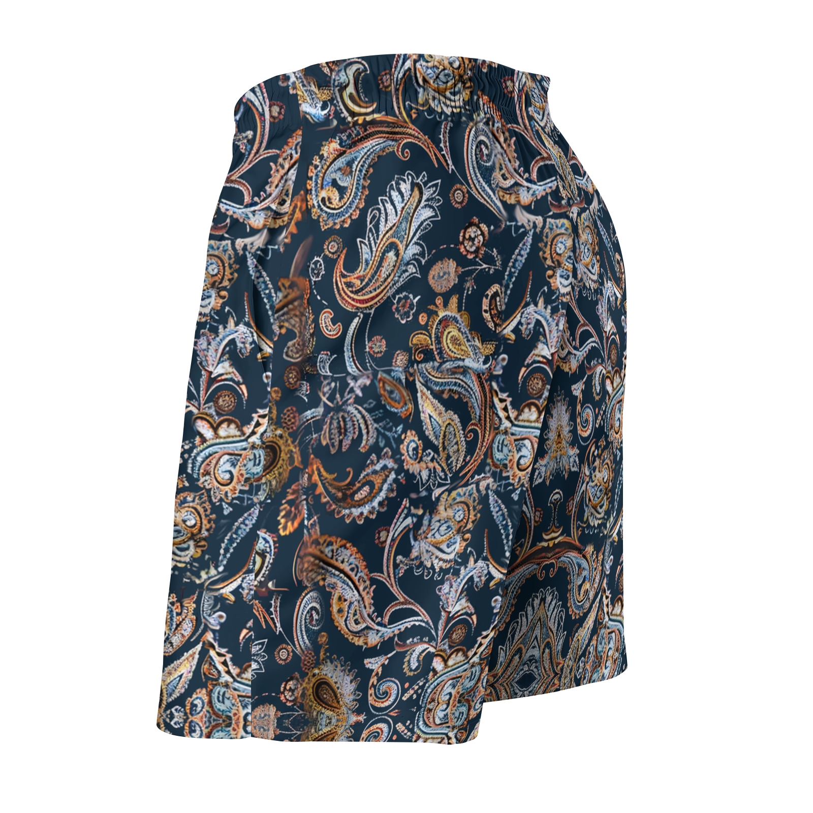 TomsloverMen's Paisley-Print Drawstring Swim Shorts 2407000115