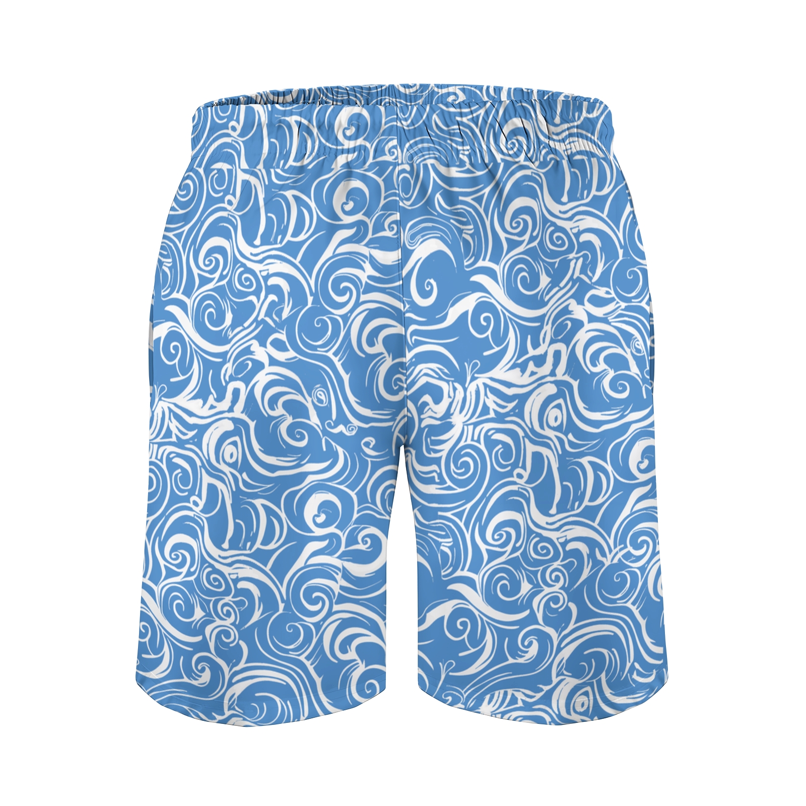 TomsloverMen's Paisley-Print Drawstring Swim Shorts 2407000116