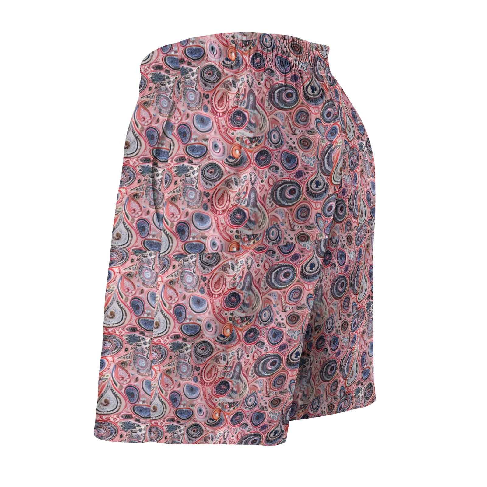 TomsloverMen's Paisley-Print Drawstring Swim Shorts 2407000120