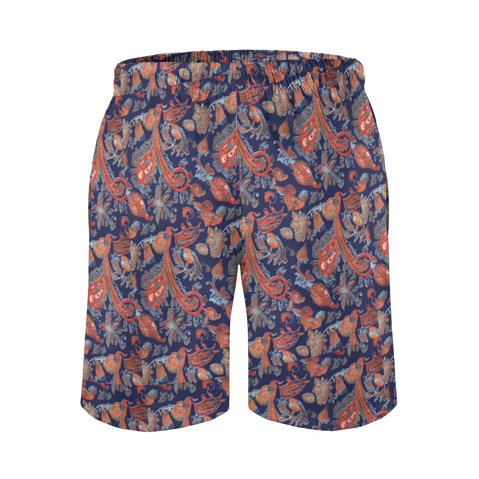 TomsloverMen's Print Drawstring Swim Shorts 2407000298