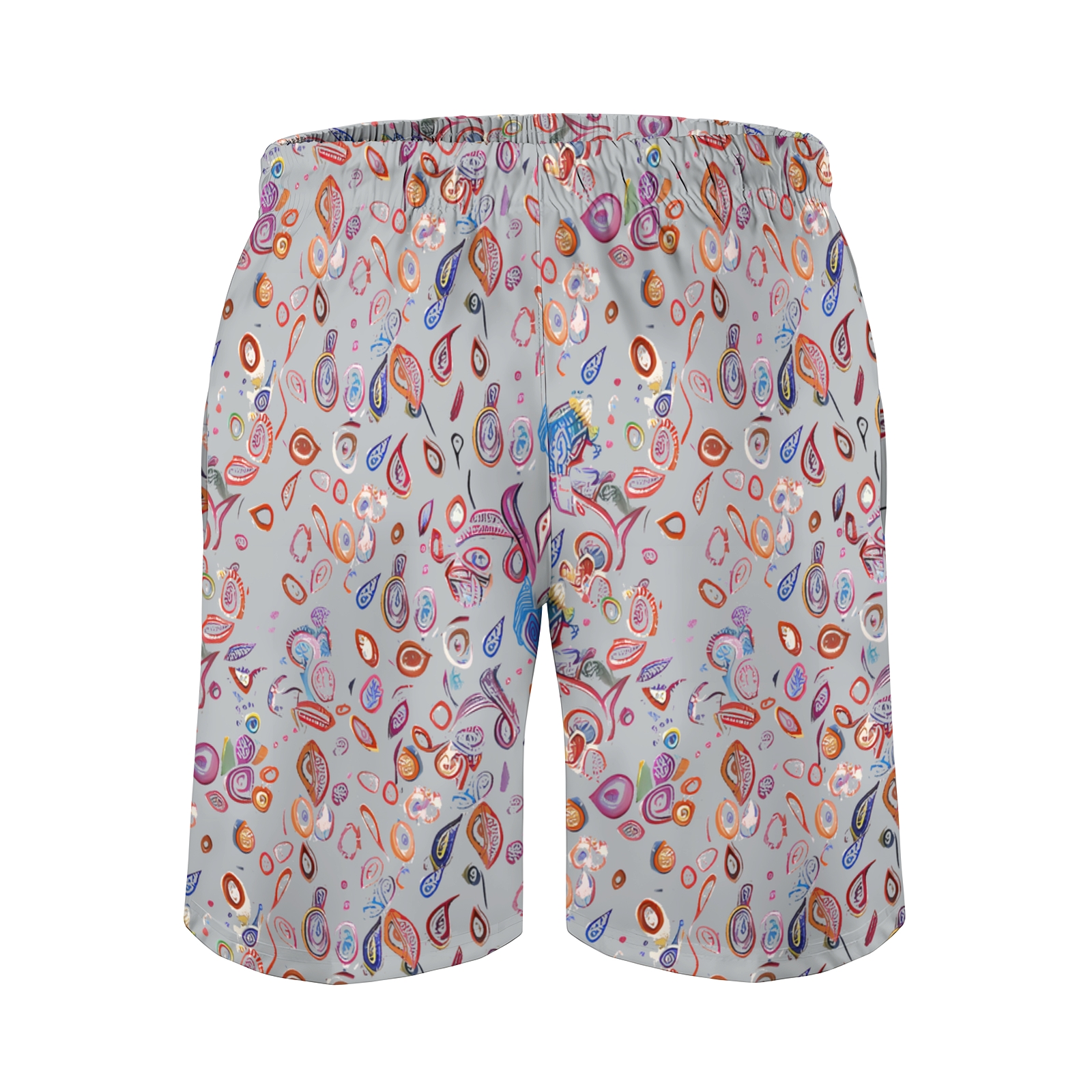 TomsloverMen's Print Drawstring Swim Shorts 2407000299
