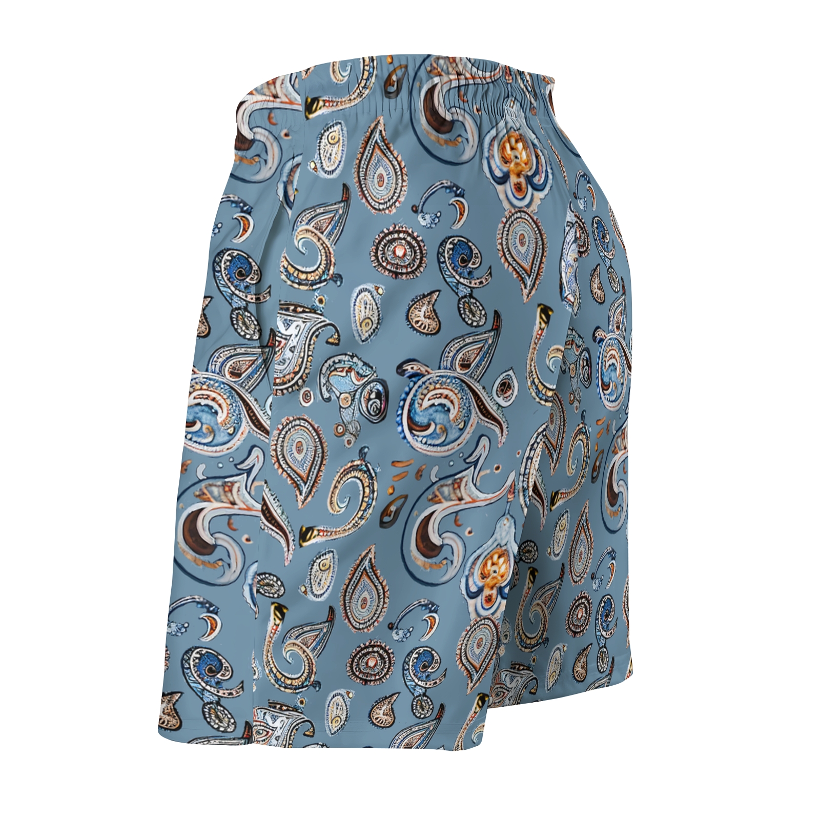 TomsloverMen's Print Drawstring Swim Shorts 2407000300