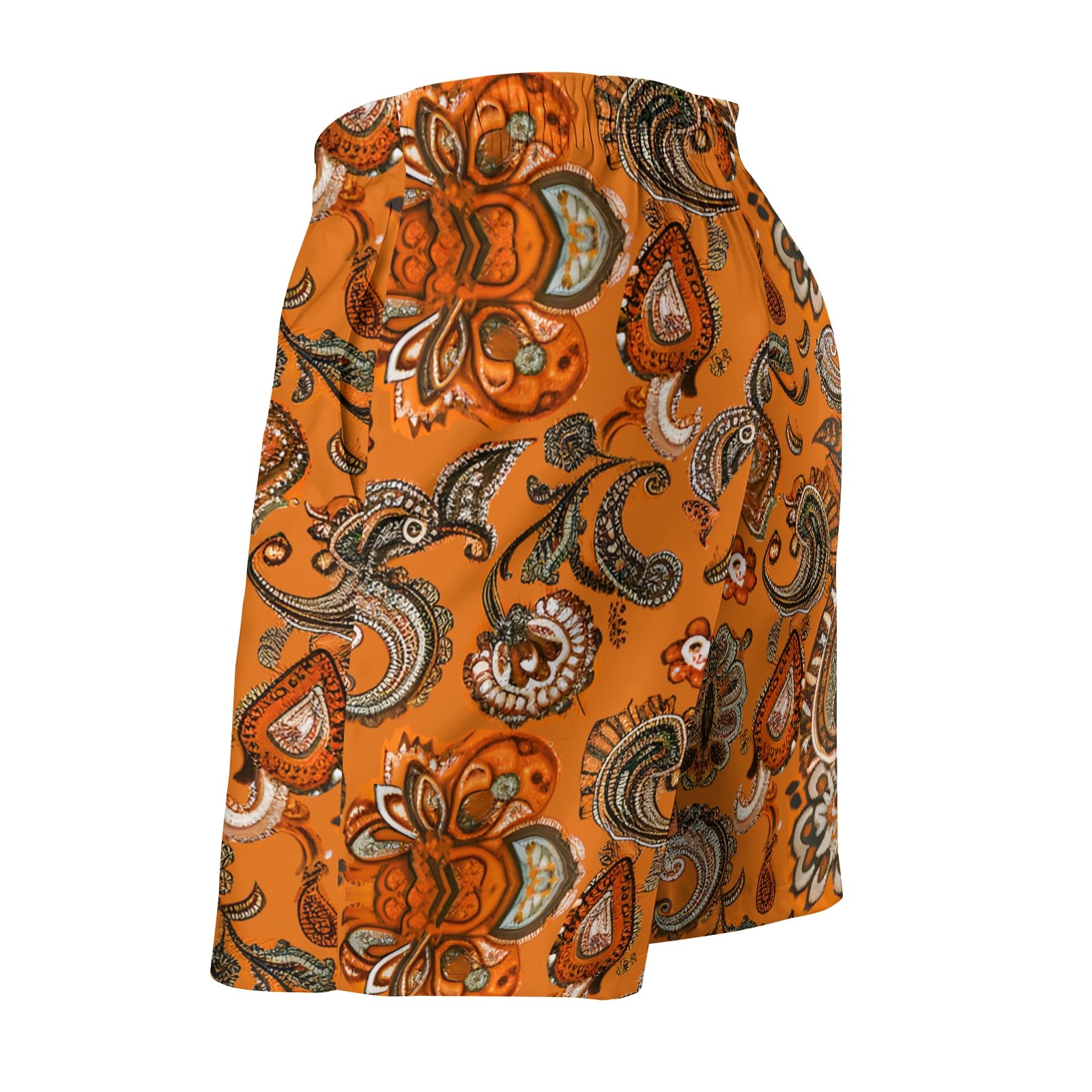 TomsloverMen's Print Drawstring Swim Shorts 2407000303