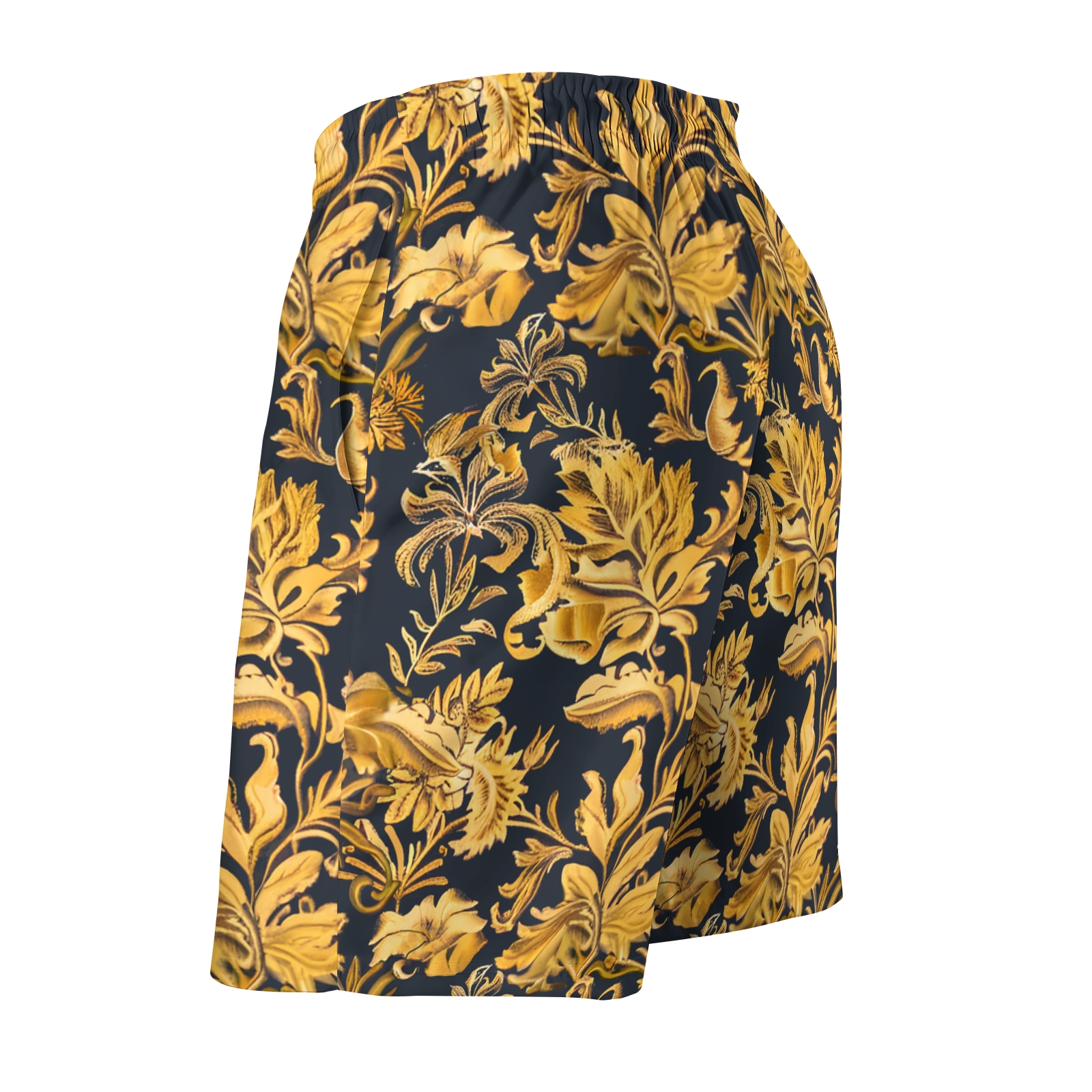 TomsloverMen's Print Drawstring Swim Shorts 2407000304