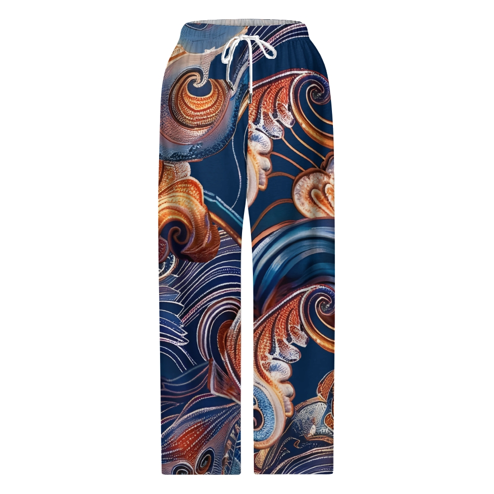 TomsloverOversized  Printed Men's Casual Pants With Pockets 2407000414