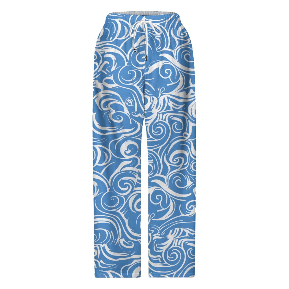 TomsloverOversized  Printed Men's Casual Pants With Pockets 2407000415