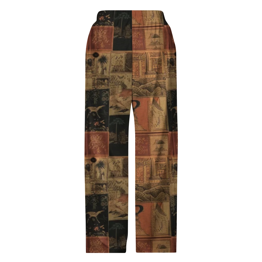 TomsloverOversized  Printed Men's Casual Pants With Pockets 2407000412