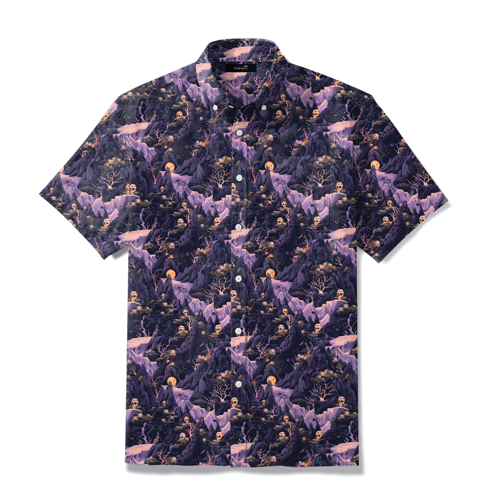 TomsloverHaunted Night Halloween Skull Shirt