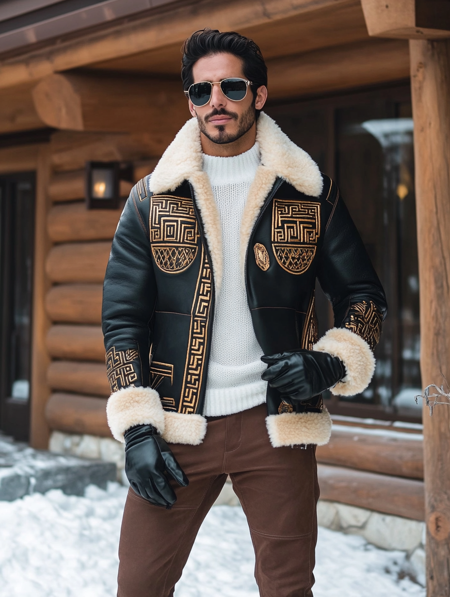 Warm fleece jackets warm coats Flight jacket