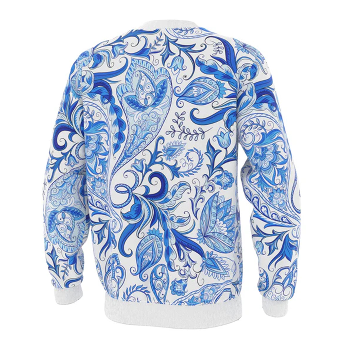 Print Sweatshirt Round Neck Pullover Men