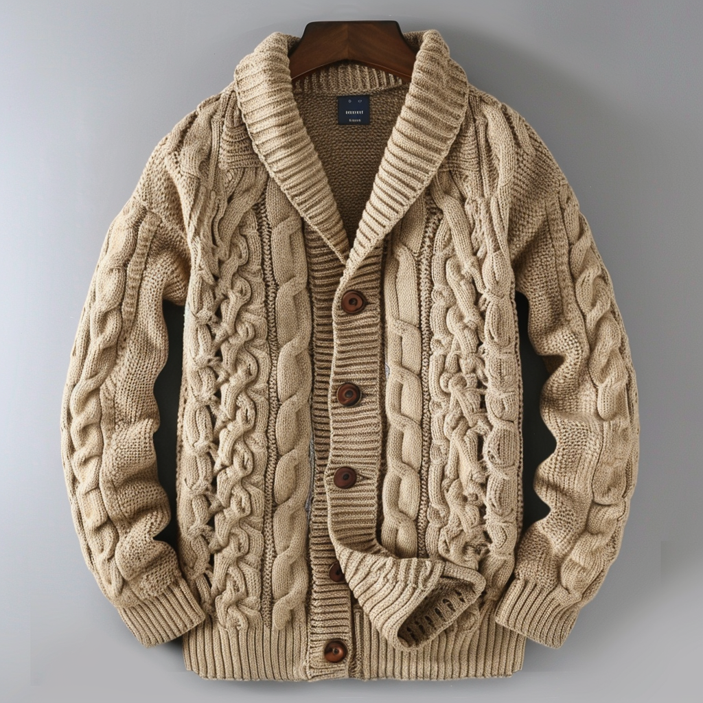 Men's Business Cardigan Sweater Cardigan