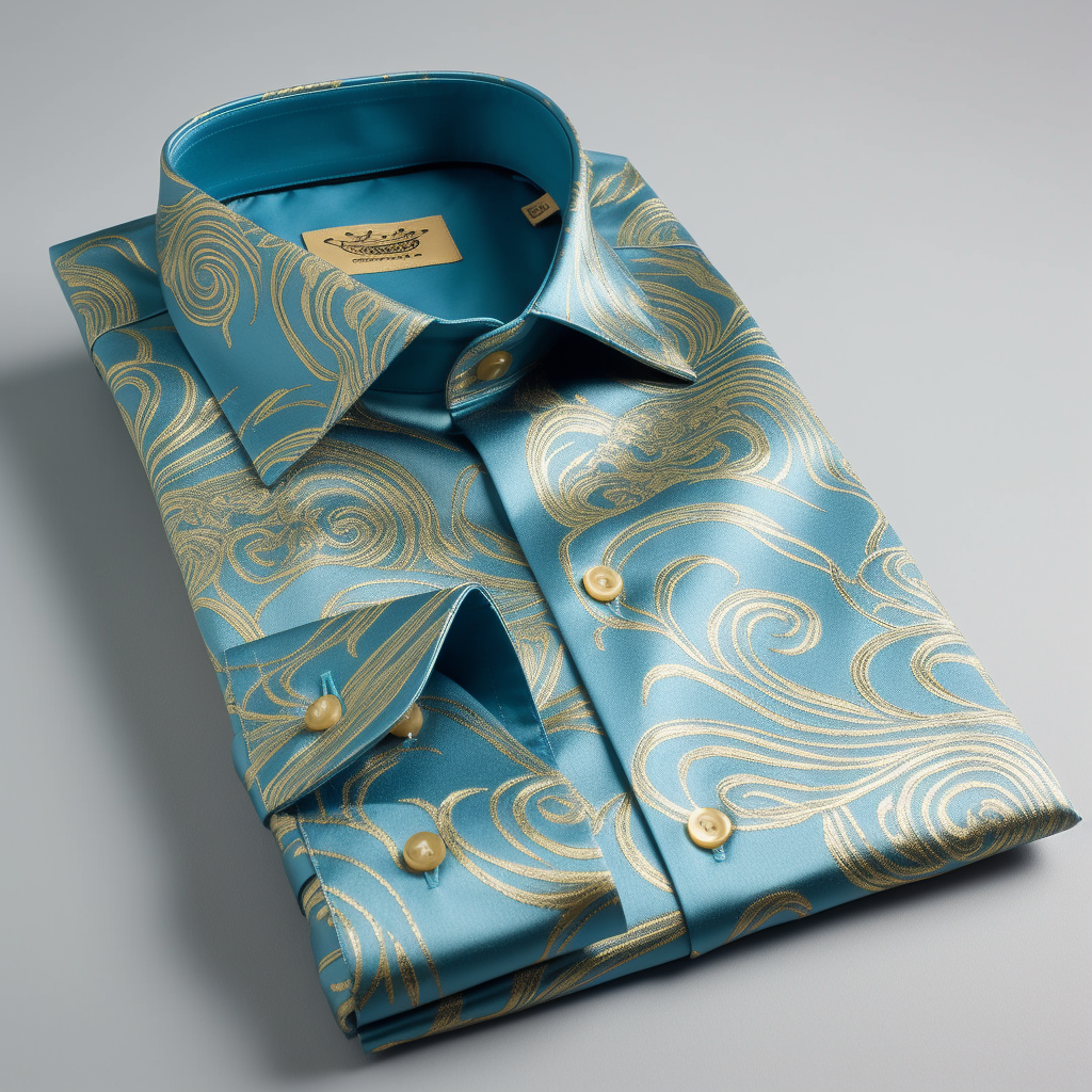 TomsloverLuxury Abstract Line Men's Shirt