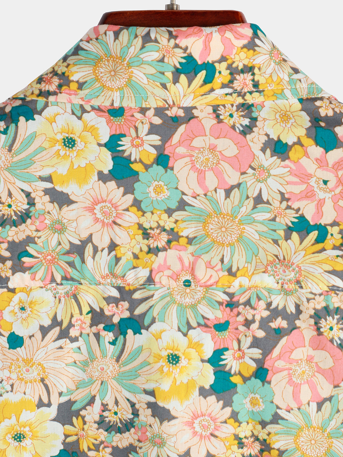 Cotton Casual Resort Hawaiian Shirt with Pockets plus size