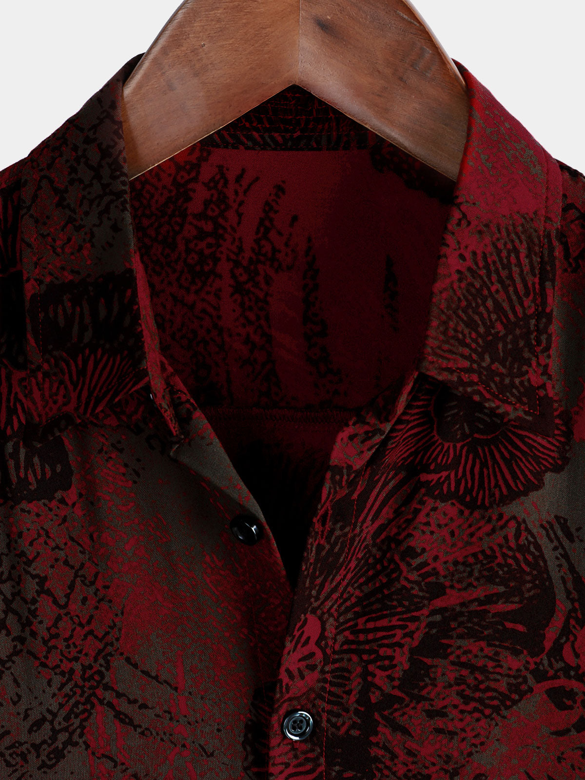 Cotton Casual Resort Hawaiian Shirt with Pockets plus size