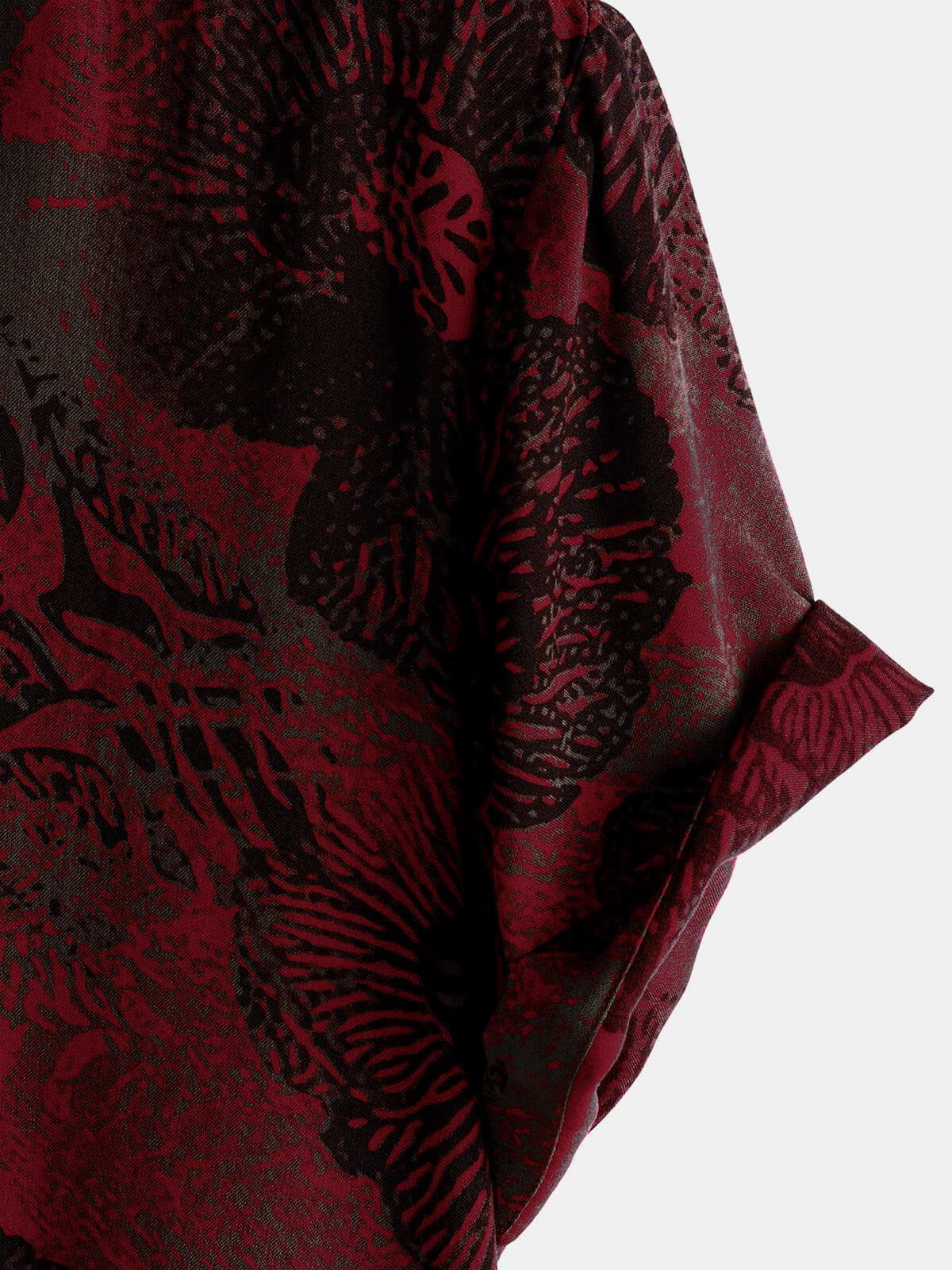 Cotton Casual Resort Hawaiian Shirt with Pockets plus size