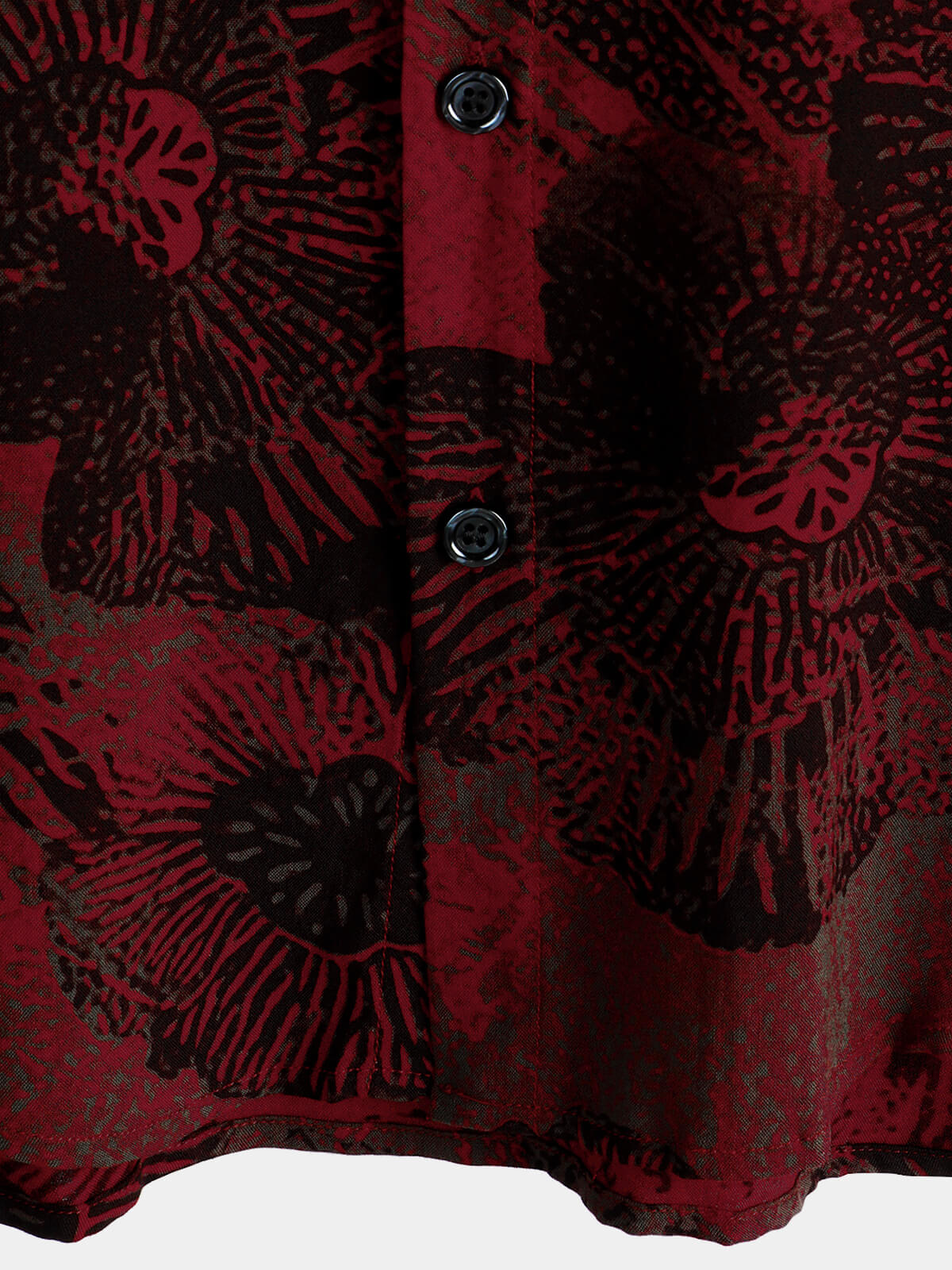 Cotton Casual Resort Hawaiian Shirt with Pockets plus size