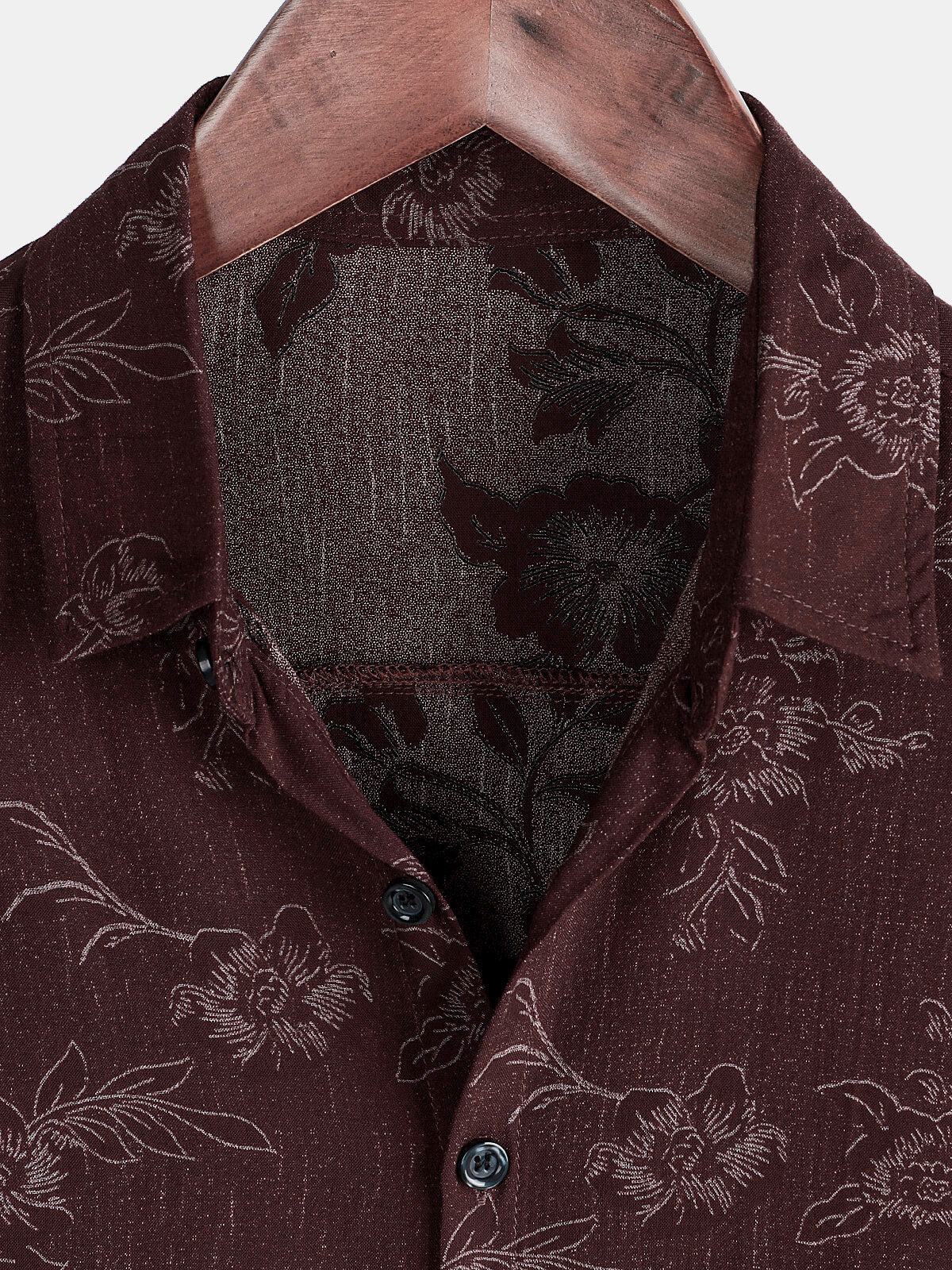 Cotton Casual Resort Hawaiian Shirt with Pockets plus size