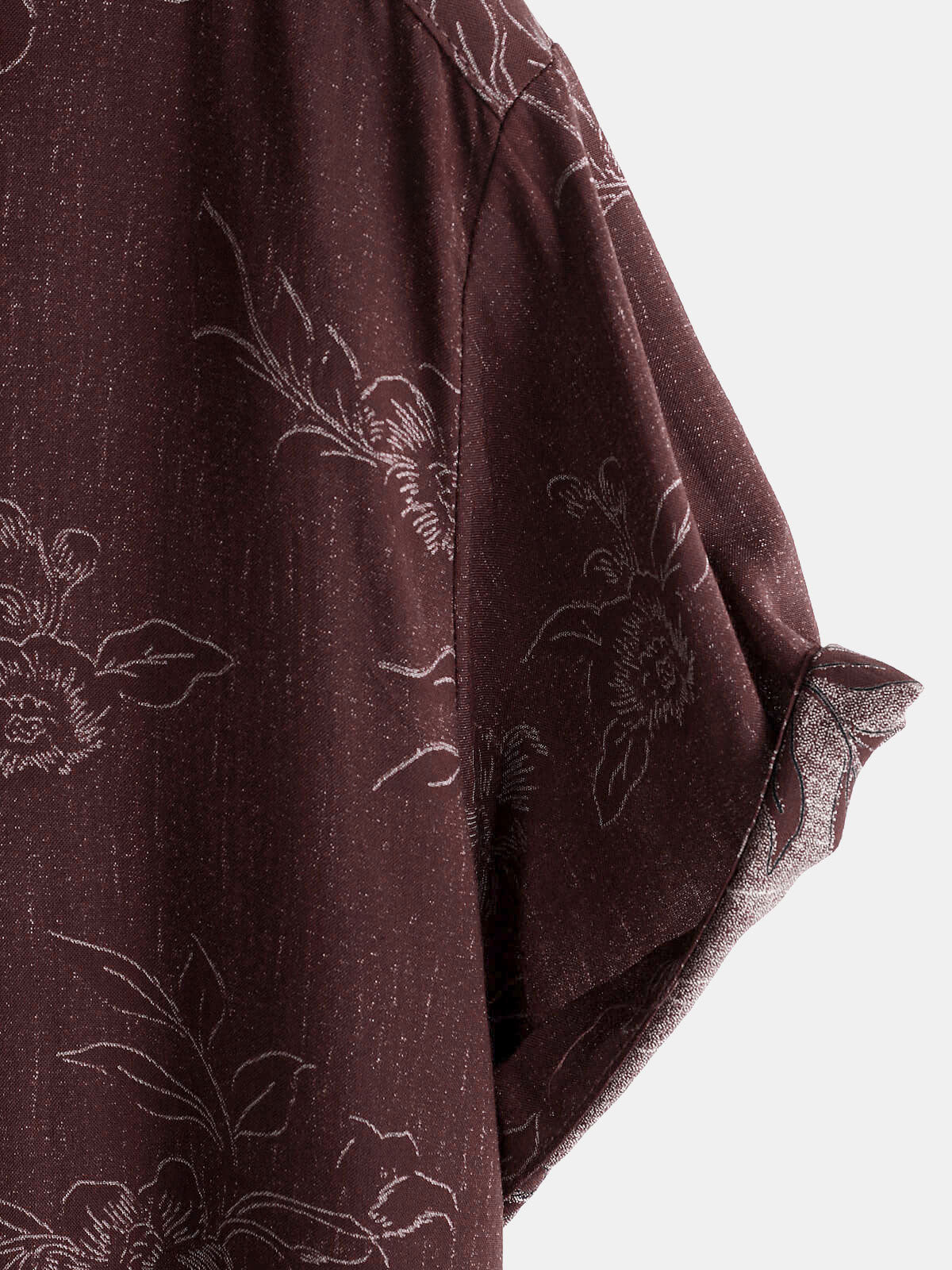 Cotton Casual Resort Hawaiian Shirt with Pockets plus size