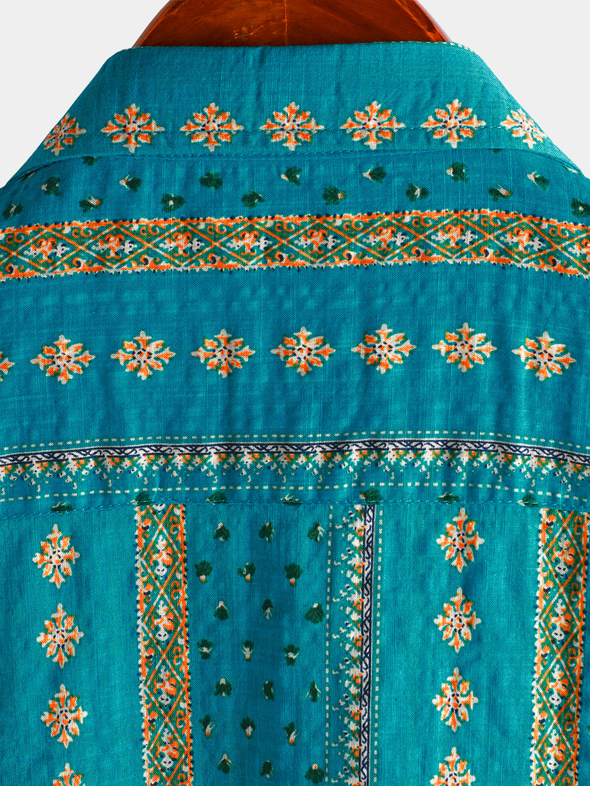 Cotton Casual Resort Hawaiian Shirt with Pockets plus size