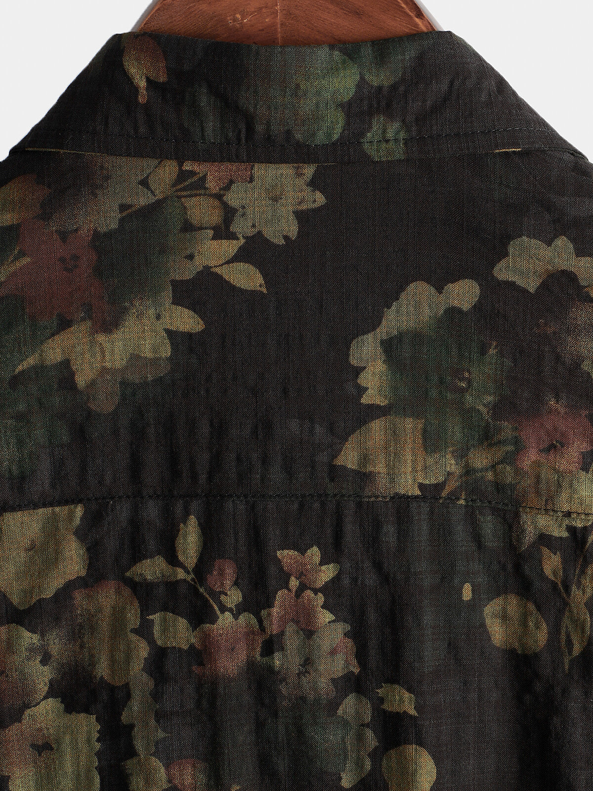 Cotton Casual Resort Hawaiian Shirt with Pockets plus size