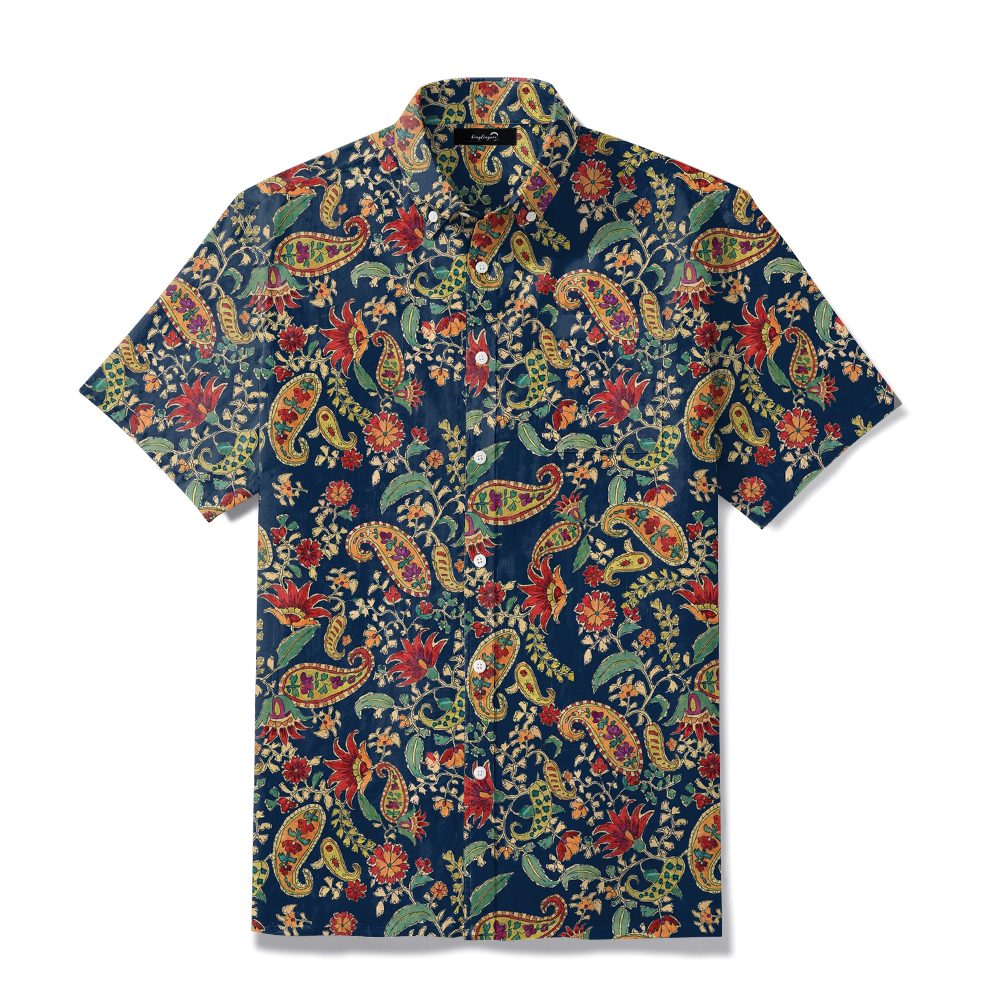 TomsloverBusiness Casual Chic Printed Shirt 100% cotton