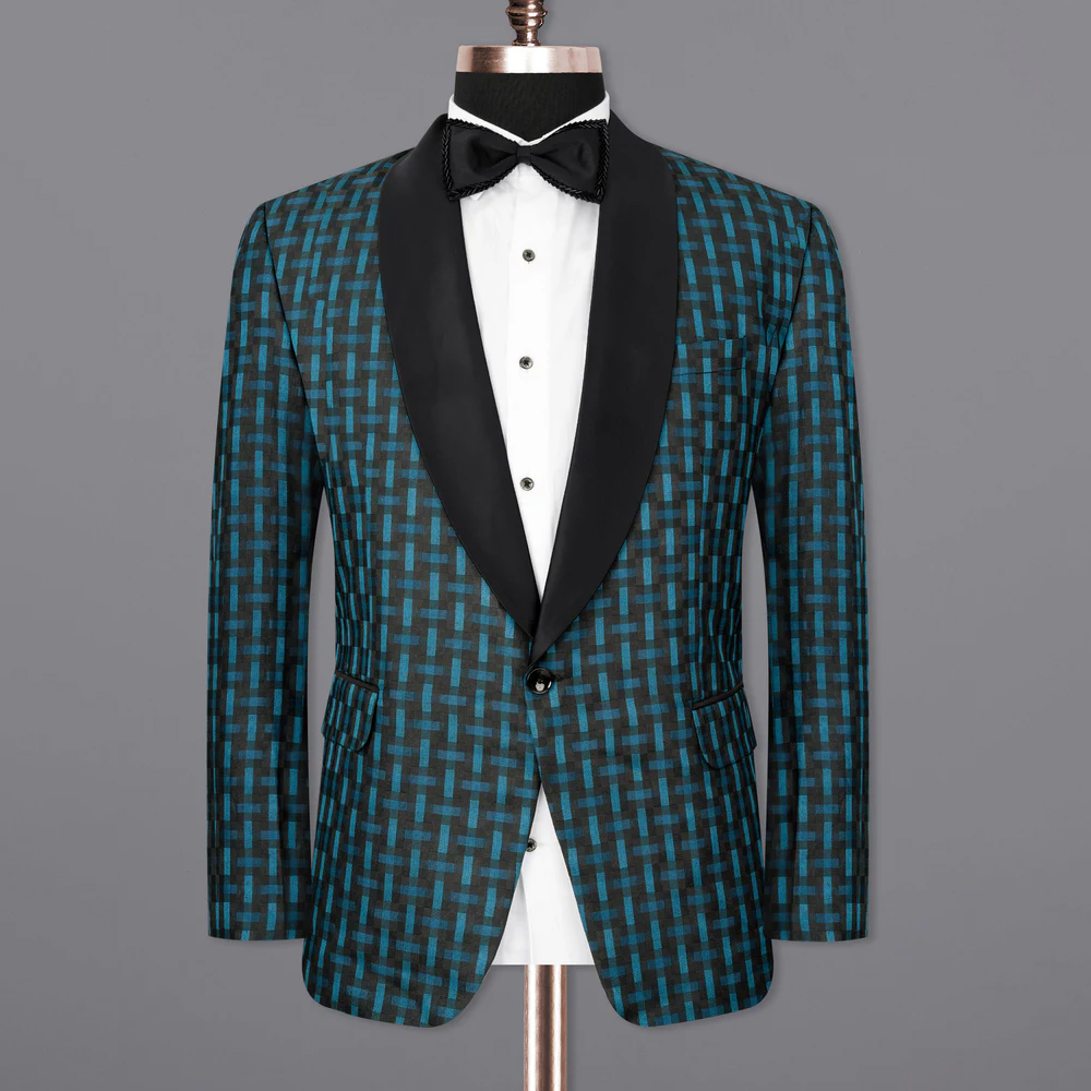 TomsloverMen's Casual Blazer Jacket Blazer Regular Fit  Single Breasted One-button 