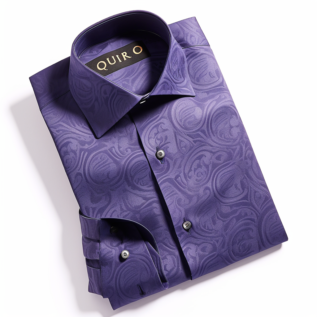 Men's Luxury Spiral Long Sleeve Shirt