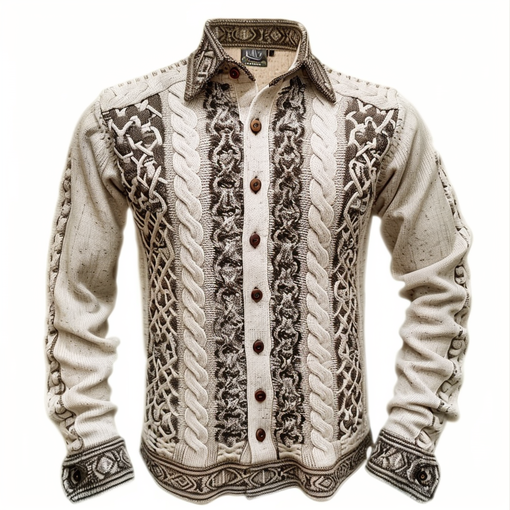 Men's Printed Shirt Woven Pattern