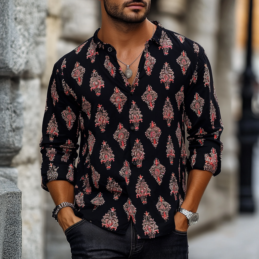 Vintage Henley Long Sleeve 