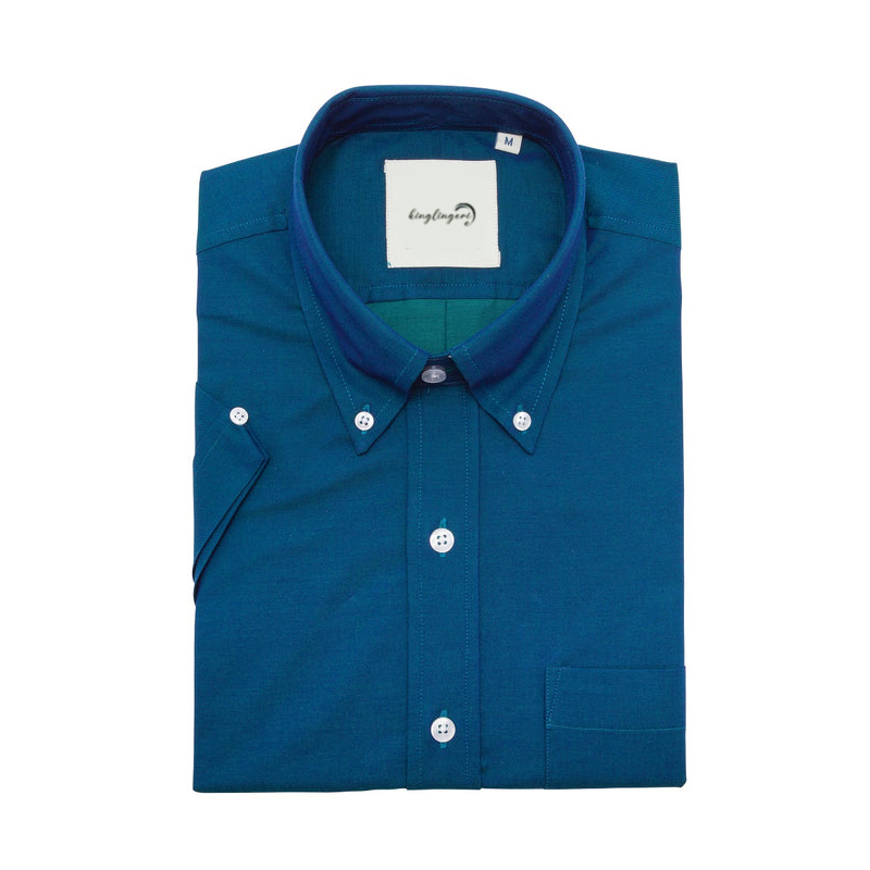 TomsloverSolid Colors Shirt Men's Casual Regular Long Sleeve