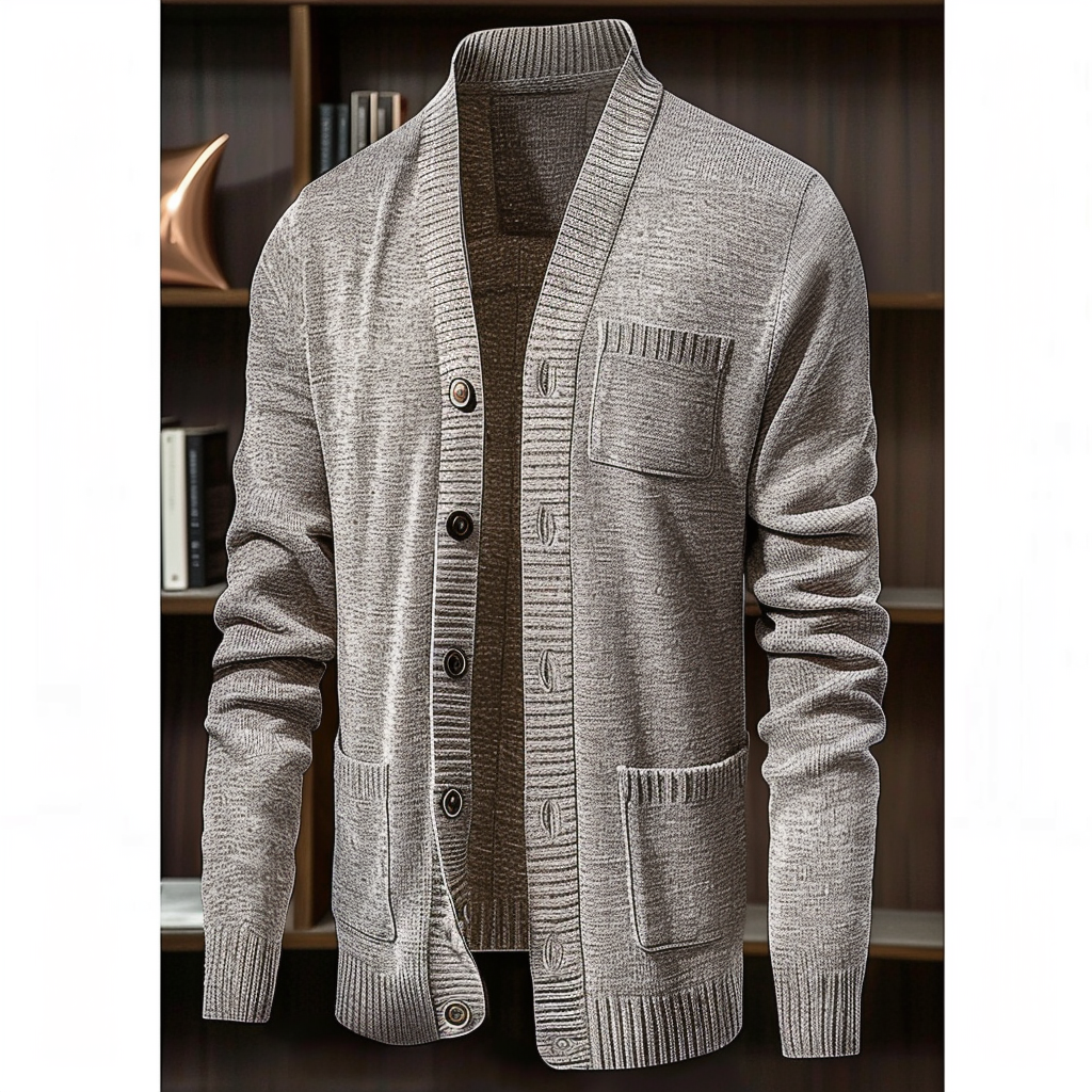 Men's Business Cardigan Sweater Cardigan