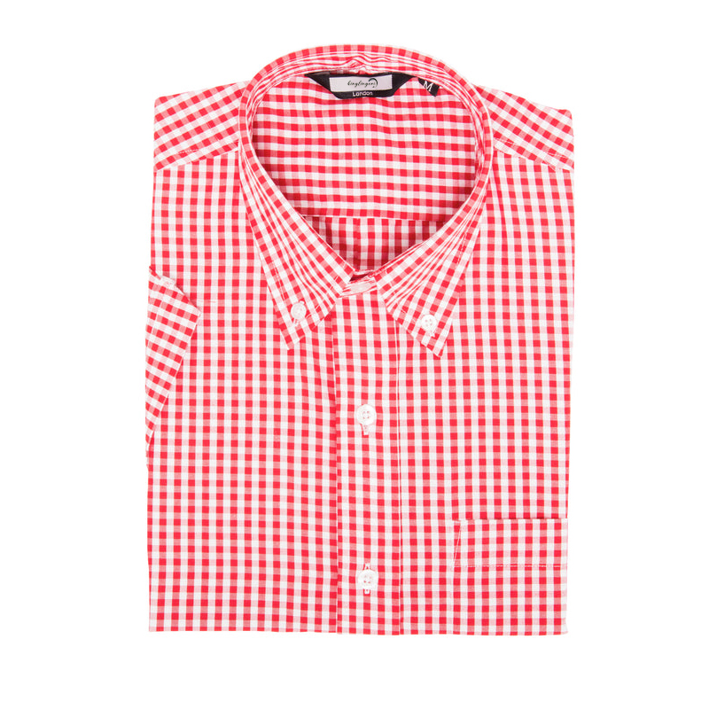 TomsloverCheck Shirt Men's Casual Regular Long Sleeve