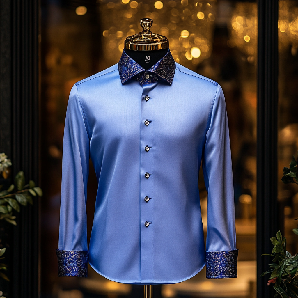 TomsloverBarocco Shirt Men's Long Sleeve Shirts 