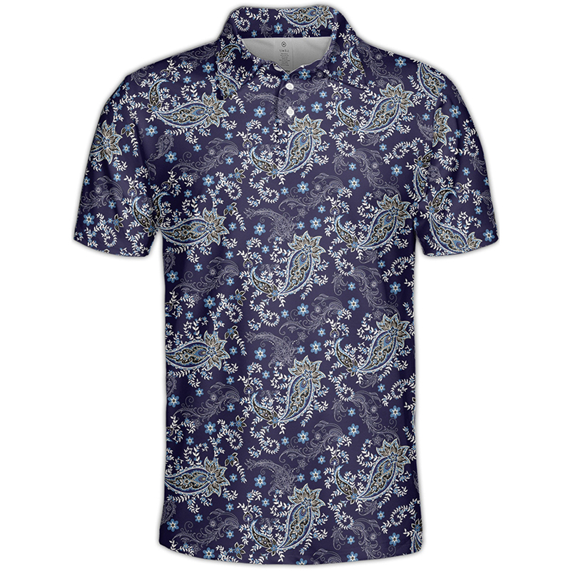 Unique Print Polo Shirt