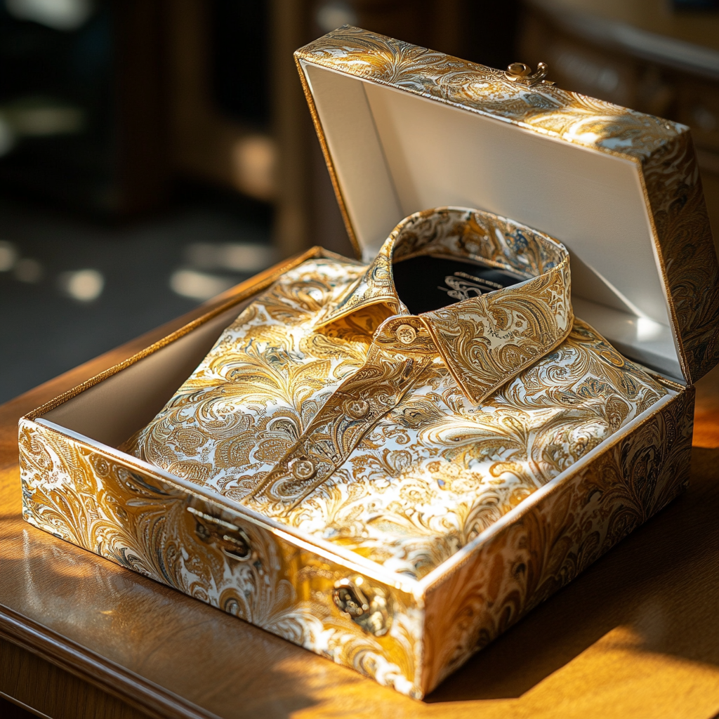 Men's Paisley Shirt Long Sleeve Winter