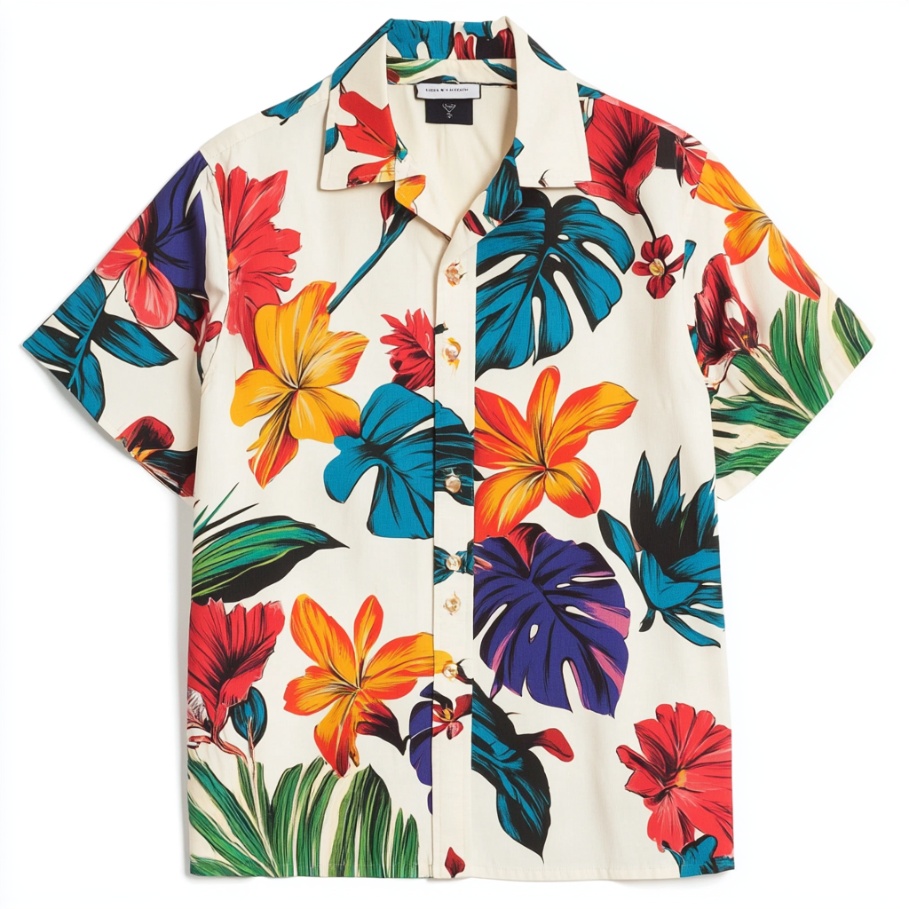 Cotton Casual Resort Hawaiian Shirt