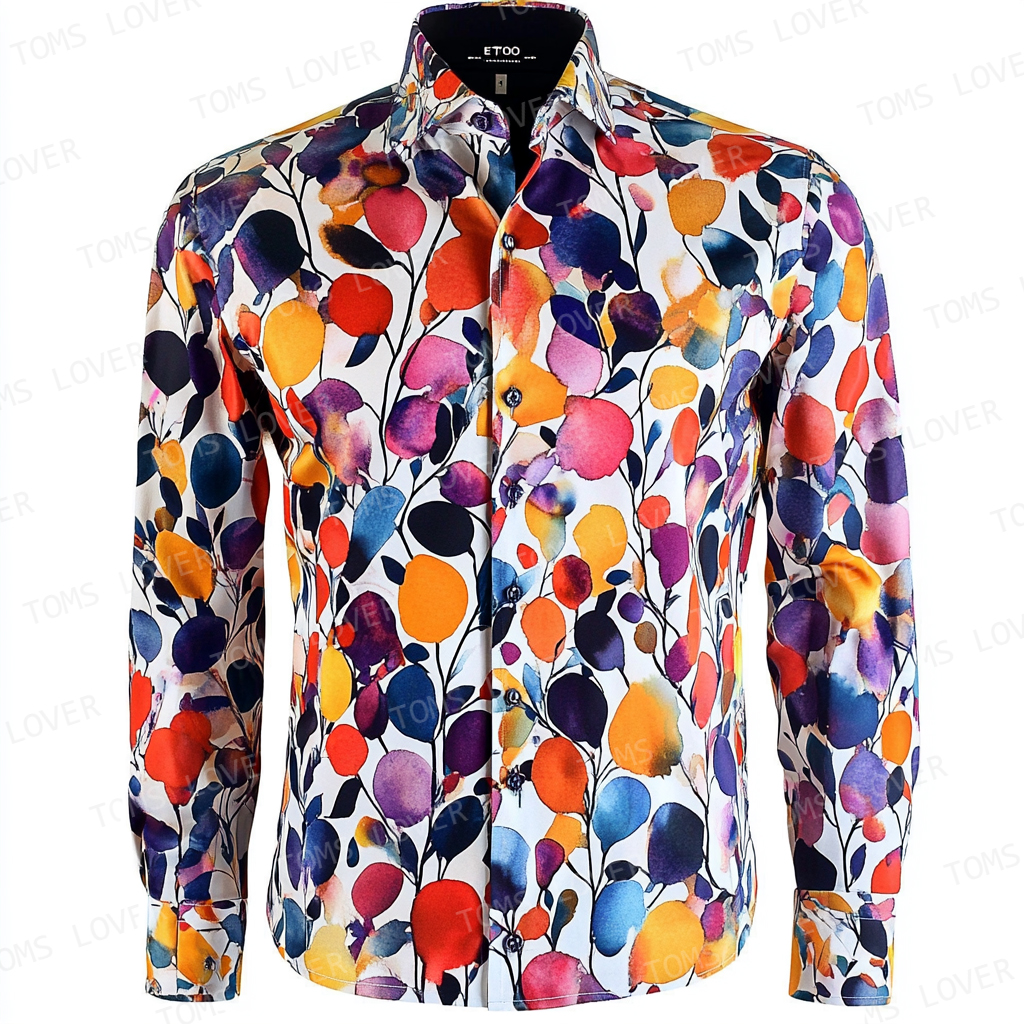 Mens Outdoor Casual Long Sleeve shirt