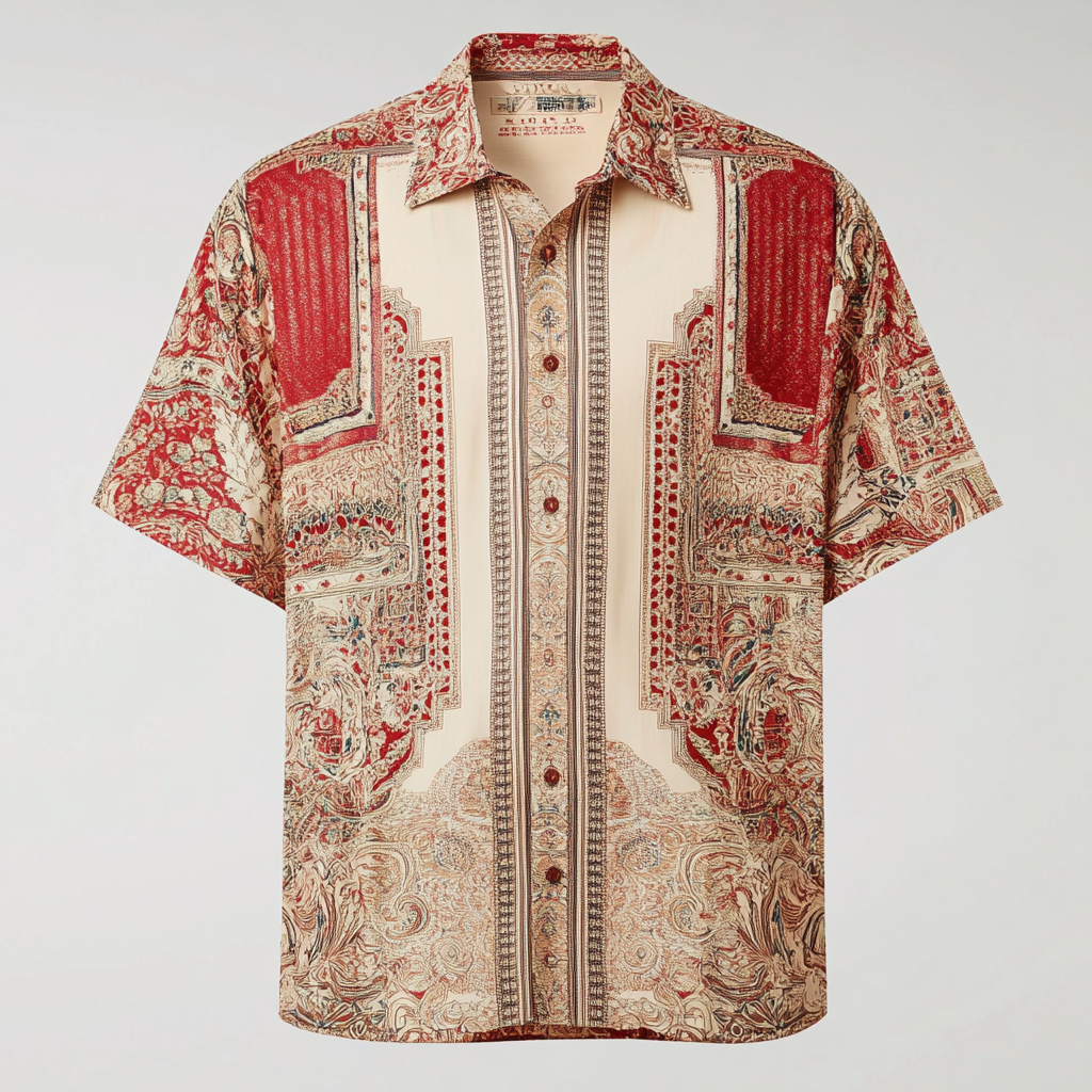 Cotton Casual Resort Hawaiian Shirt