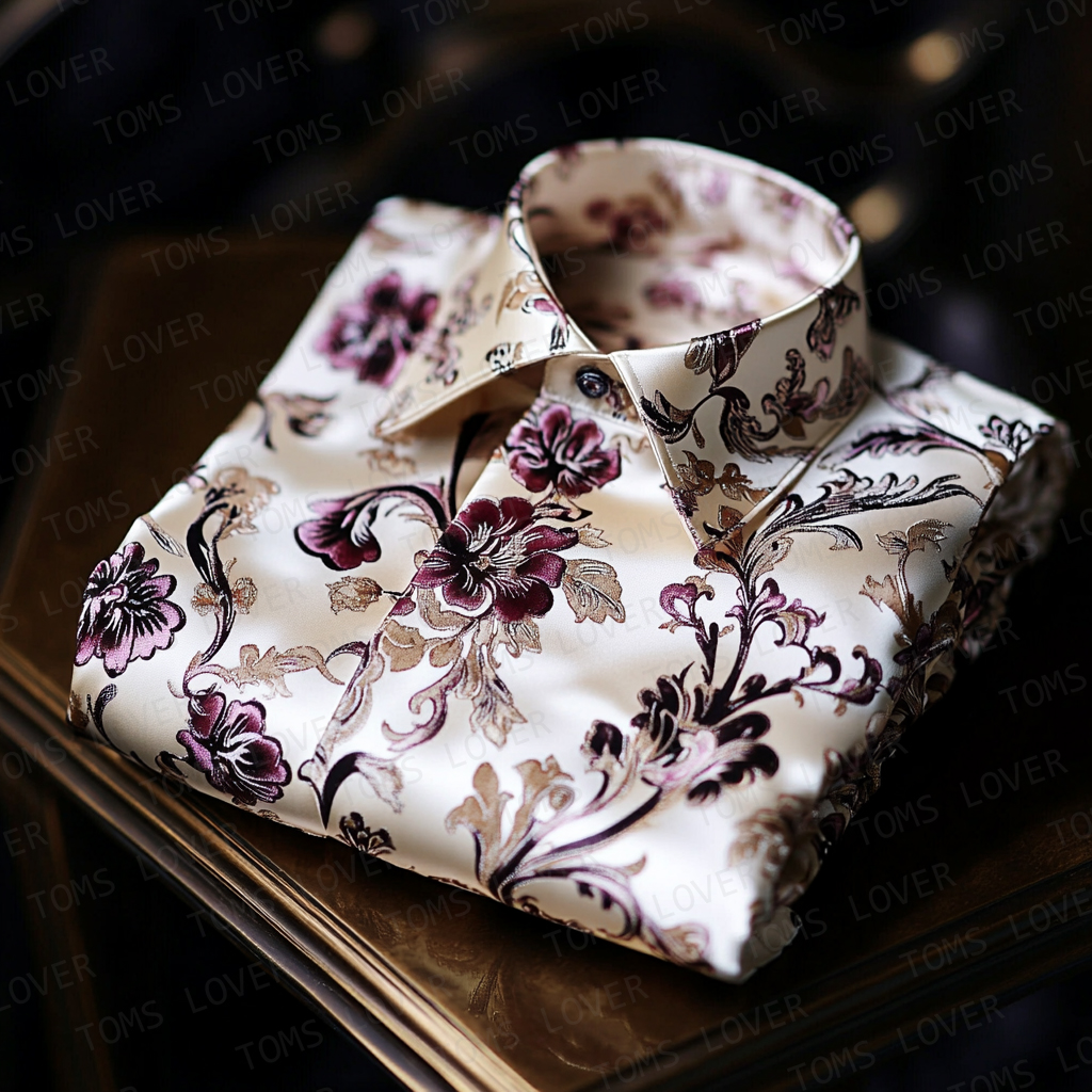 Porcelain Floral Shirt Men's Shirts