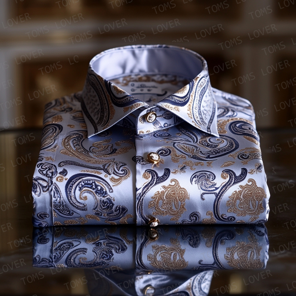 Luxury Court-Inspired Shirt for the Modern Gentleman