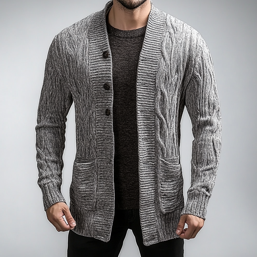 Men's Business Cardigan Sweater Cardigan