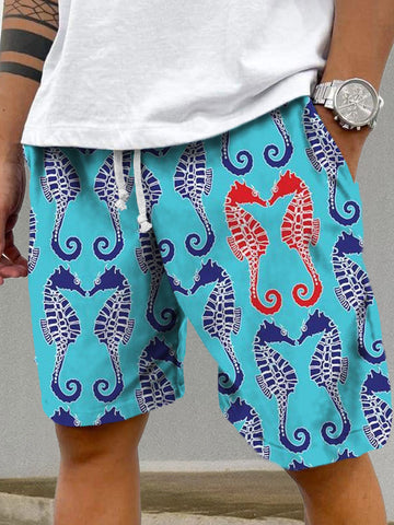 Men's Printed Swim Trunks Shorts Beach Shorts