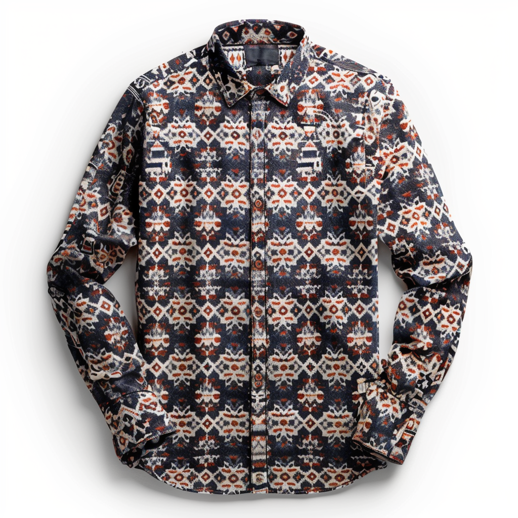 Men's Printed Shirt Woven Pattern