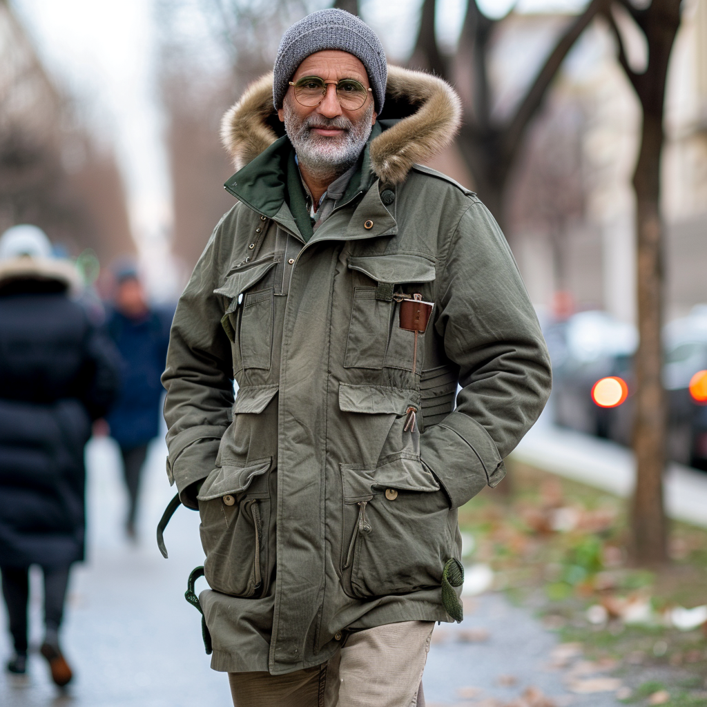 Windproof waterproof Parka jackets Parker coat