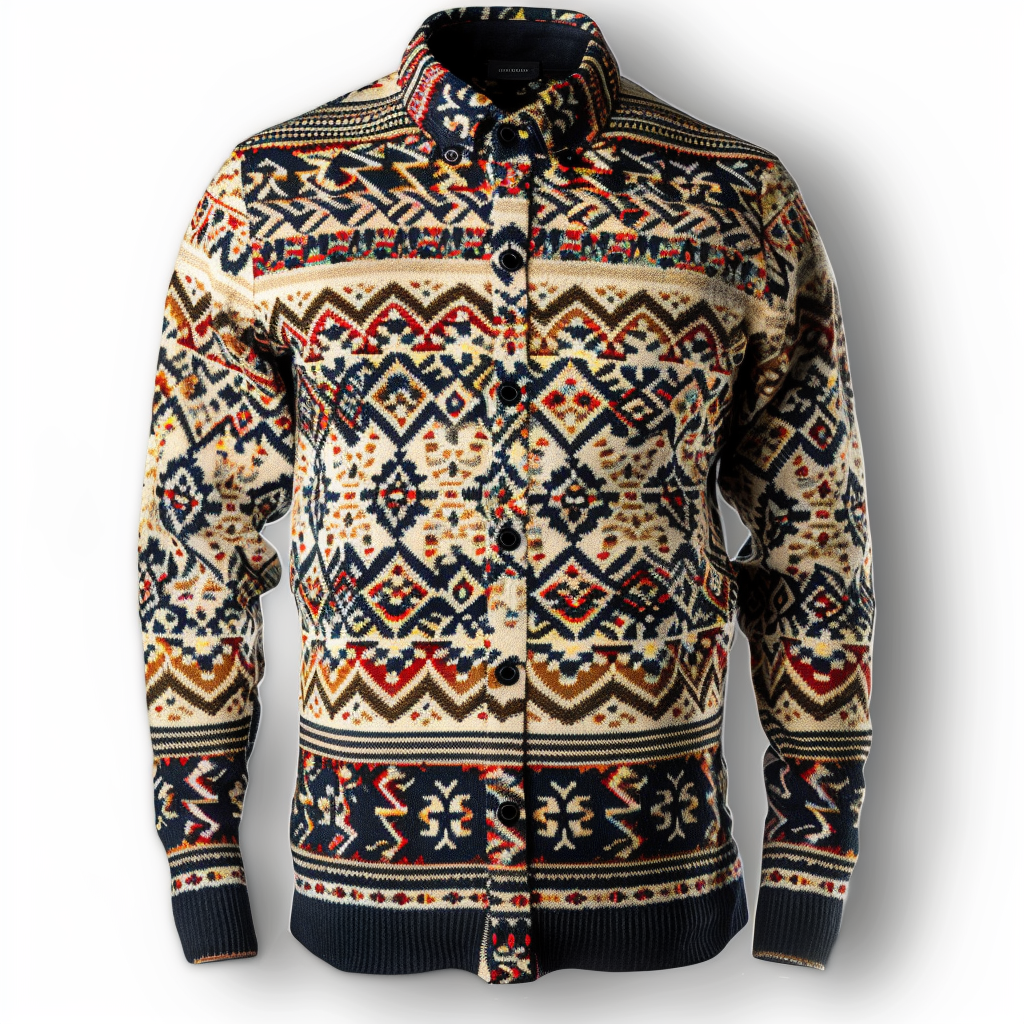 Men's Printed Shirt Woven Pattern