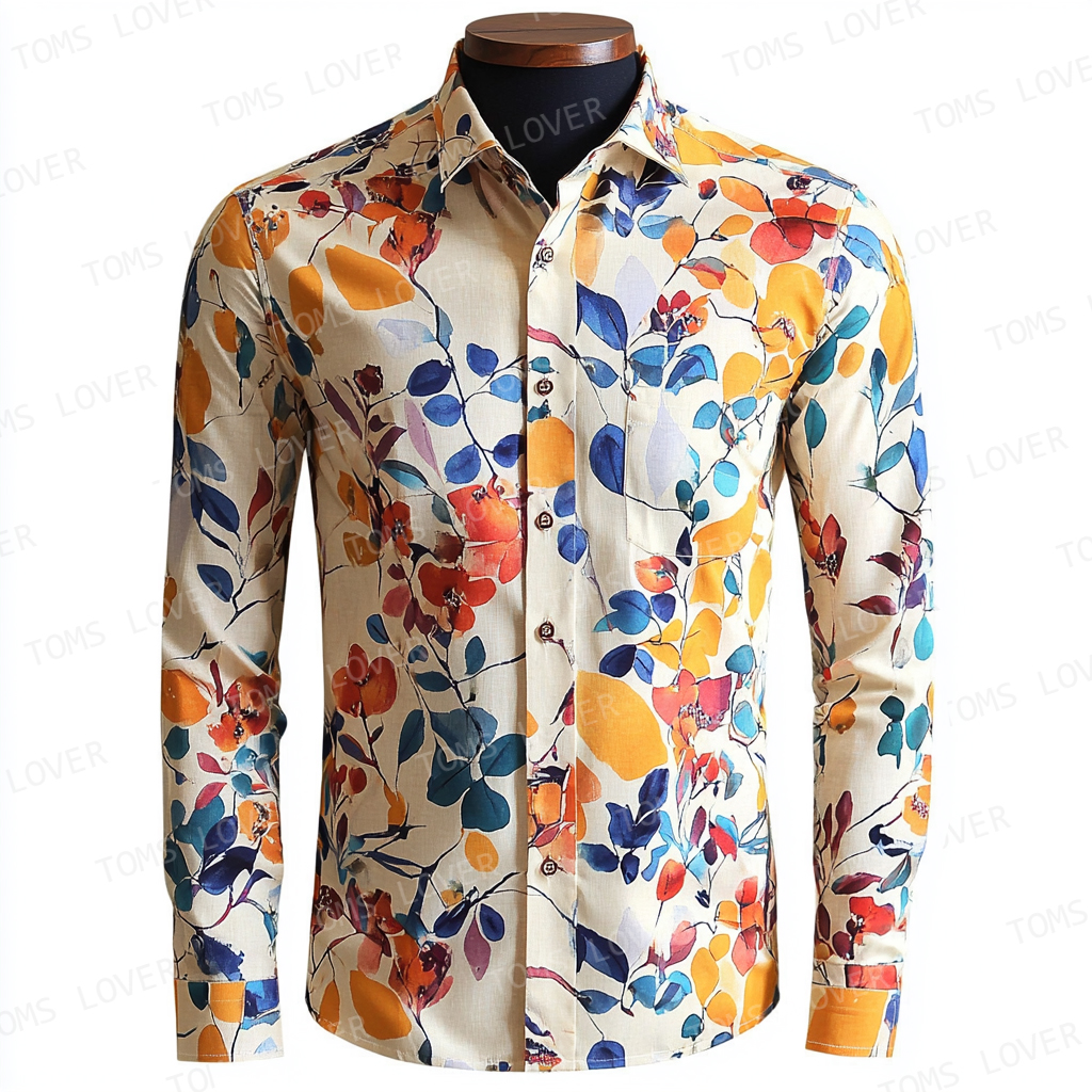 Mens Outdoor Casual Long Sleeve shirt