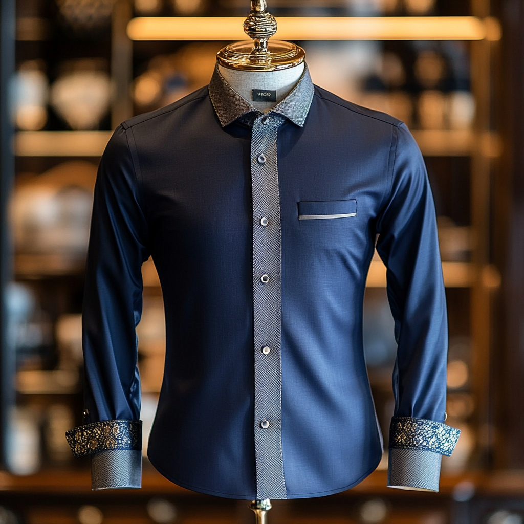 TomsloverBarocco Shirt Men's Long Sleeve Shirts 