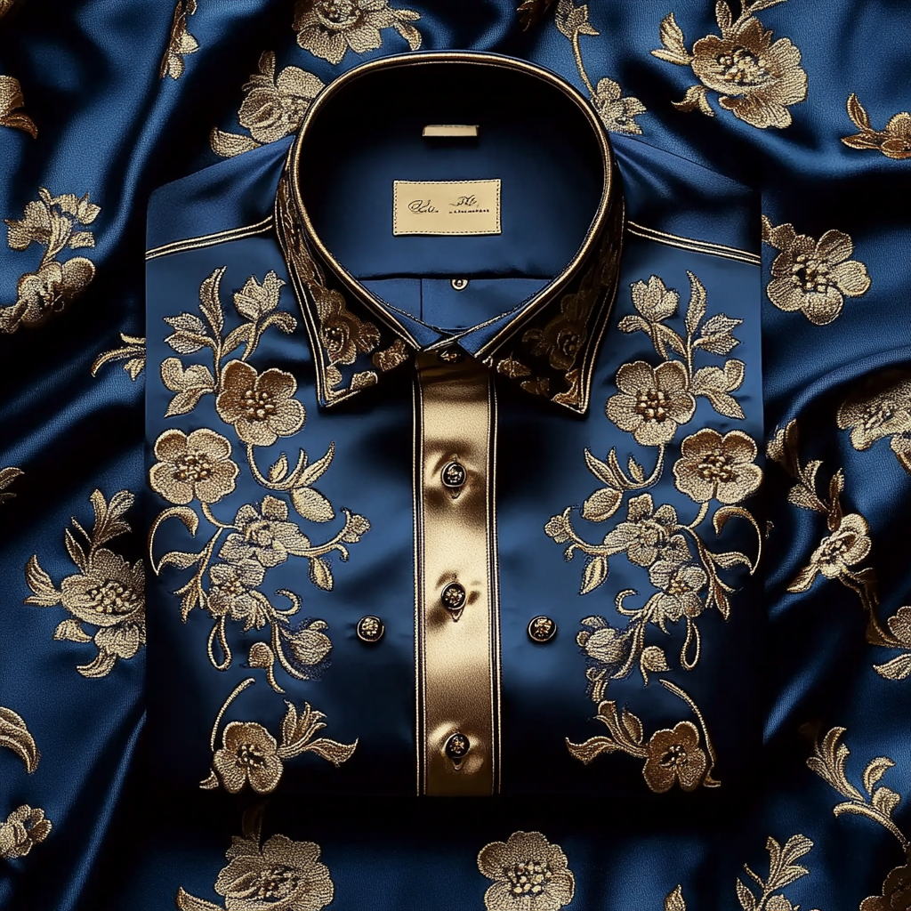 Barocco Shirt Men's Long Sleeve Shirts 