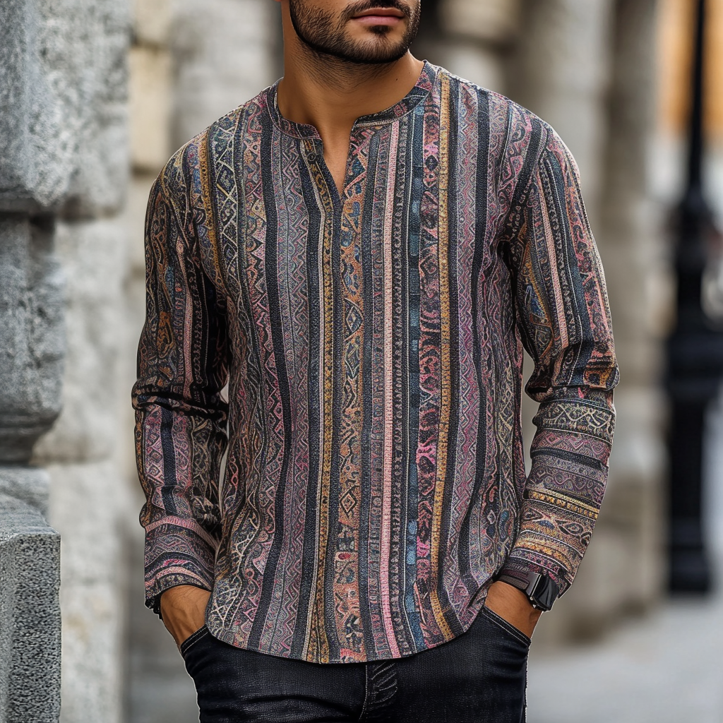 Vintage Henley Long Sleeve 