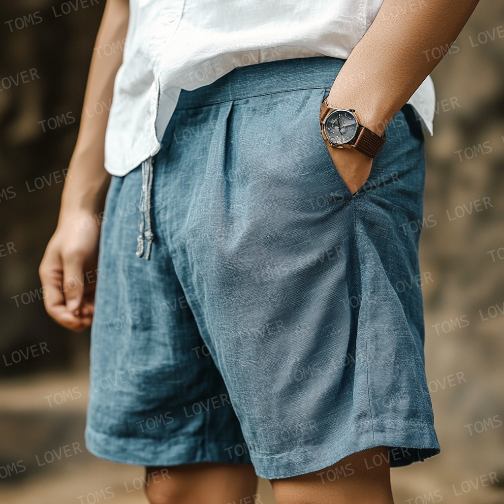 Men's Linen Shorts